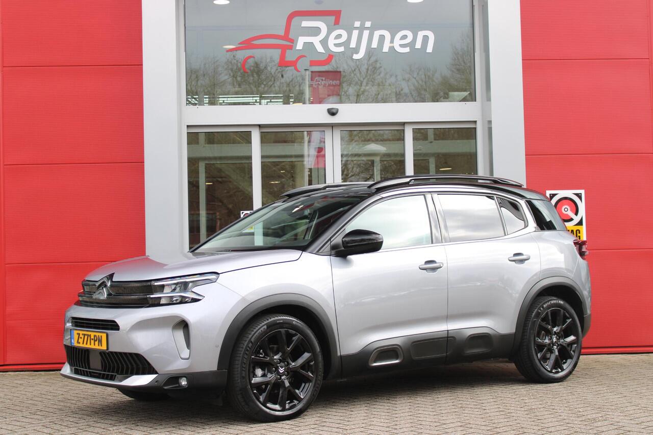 Citroen C5 Aircross 1.2 136PK AUTOMAAT Hybrid ë-SERIES | ELEKTRISCH BEDIENBARE BESTUURDERSSTOEL | APPLE CARPLAY/ANDROID AUTO | NAVIGATIE | FULL LED KOPLAMPEN | CLIMATE CONTROL | DAB+ RADIO | 19" LICHTMETALEN VELGEN | KEYLESS ENTRY/START | DODEHOEK DETECTIE | ADAPTIV