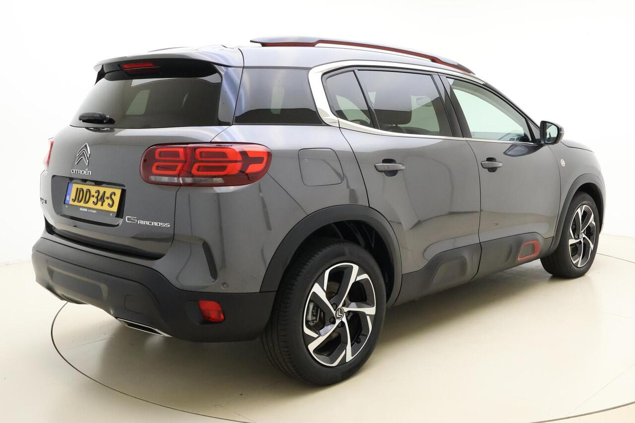 Citroen C5 Aircross 1.6 PureTech 180pk Feel Hybrid | Automaat | Navigatie | Climate control | Camera | Dakrails | LichtMetalen Velgen 18inch | Dakrails | Dodehoekdetectie | Apple Carplay/Android Auto