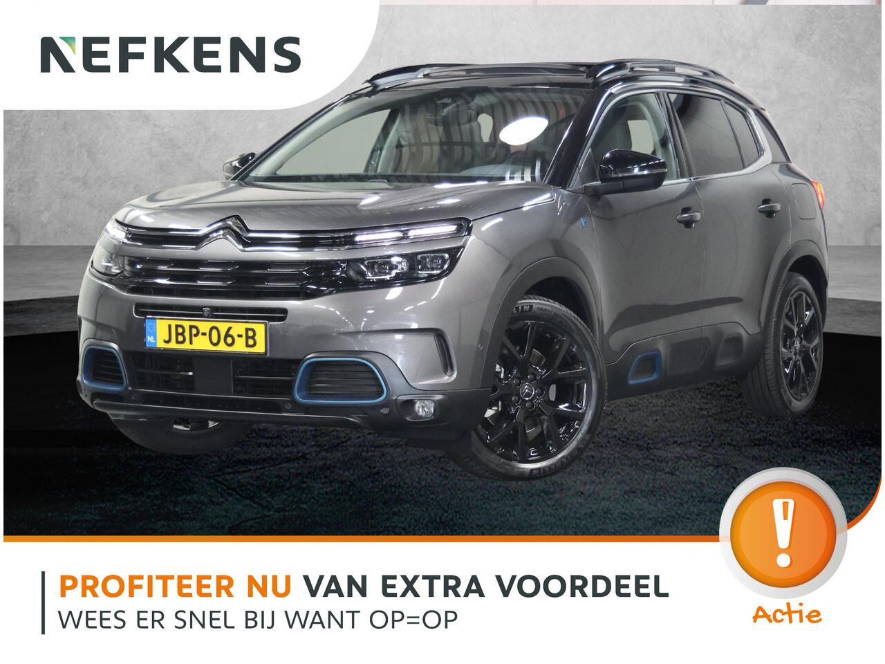 Citroen C5 Aircross 1.6 Plug-in Hybrid 225PK Shine | AppleCarPlay/AndroidAuto | 360'Camera | LEER | Glazen schuifdak | Cruise Control | 19''LMV | Stoelverwarming | Navigatie | Isofix | Privacy Glass | Elektrische Klep