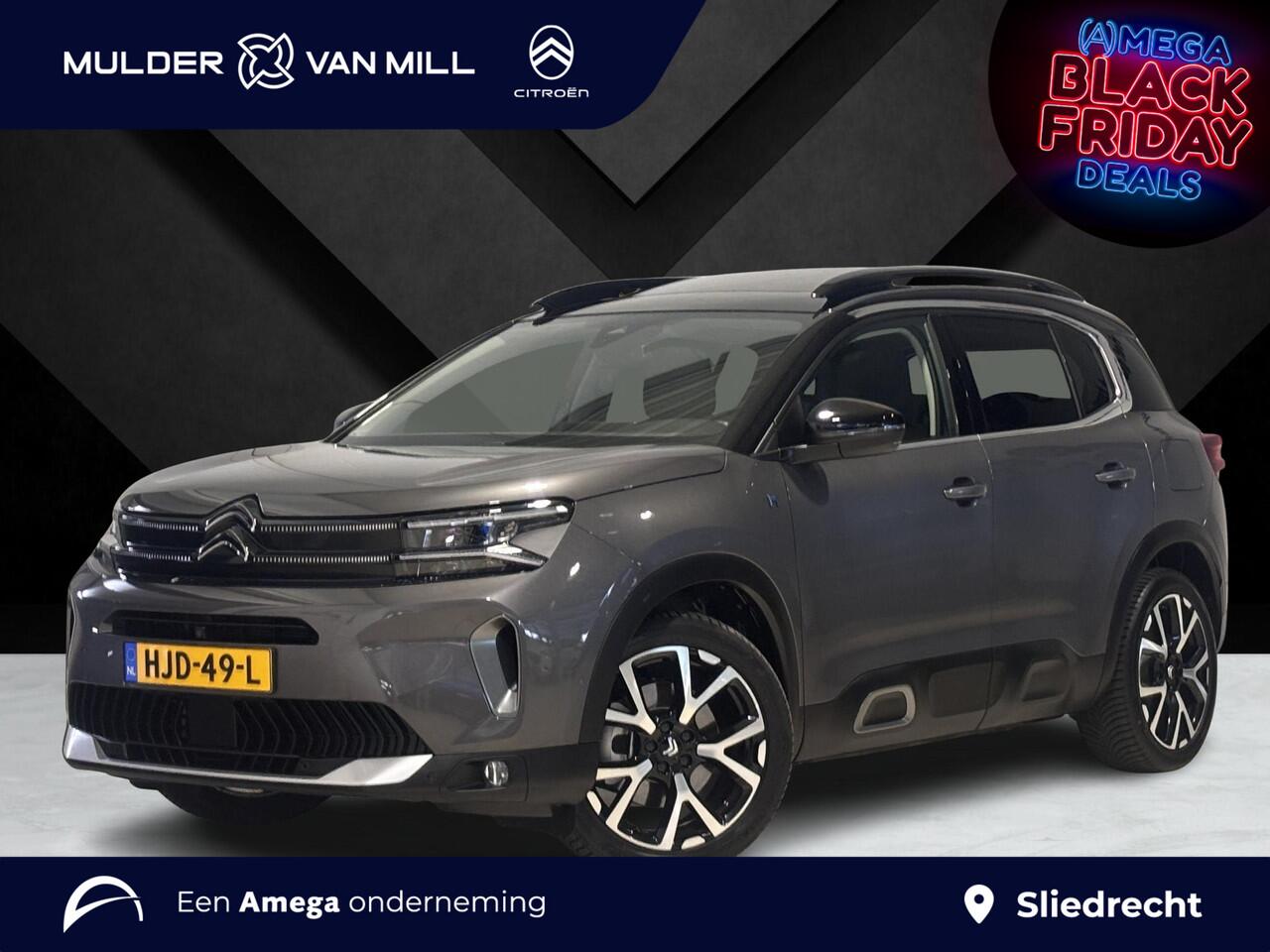 Citroen C5 Aircross Shine Pack 1.6 HYbrid PHEV 225pk e-EAT8 | TWO-TONE! | SCHUIF/KANTELDAK | PARK ASSIST | ADAPTIVE CRUISE | 360° CAMERA | NAVI | LEDER | STOELVERW. | DAB+