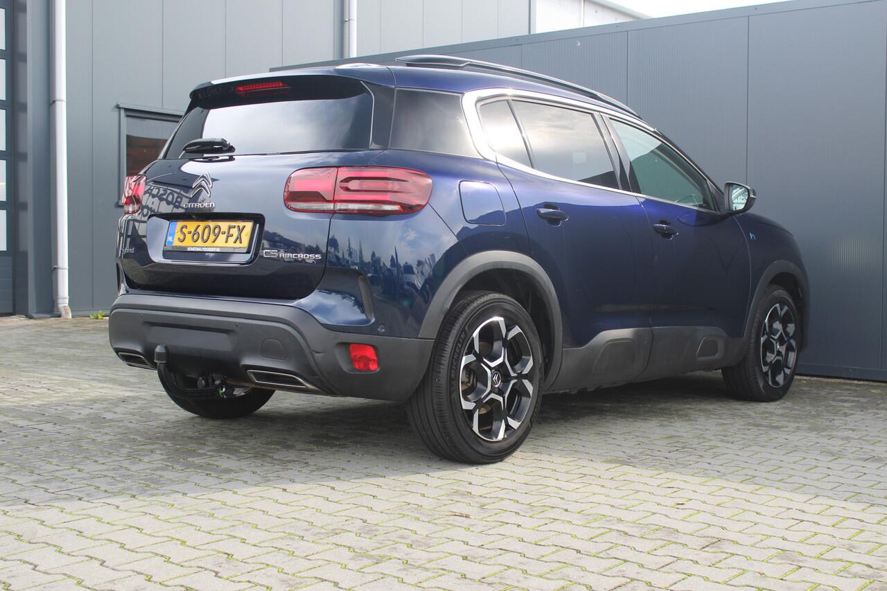 Citroen C5 Aircross 1.6 Plug-in Hybrid 225 Business Plus | Incl. 12 maanden garantie | Trekhaak | Parkeersensoren | Achteruitrijcamera | Lichtmetalen velgen | Climate control | Airco | Apple carplay/Android auto | Navigatie | Adaptive cruise control |