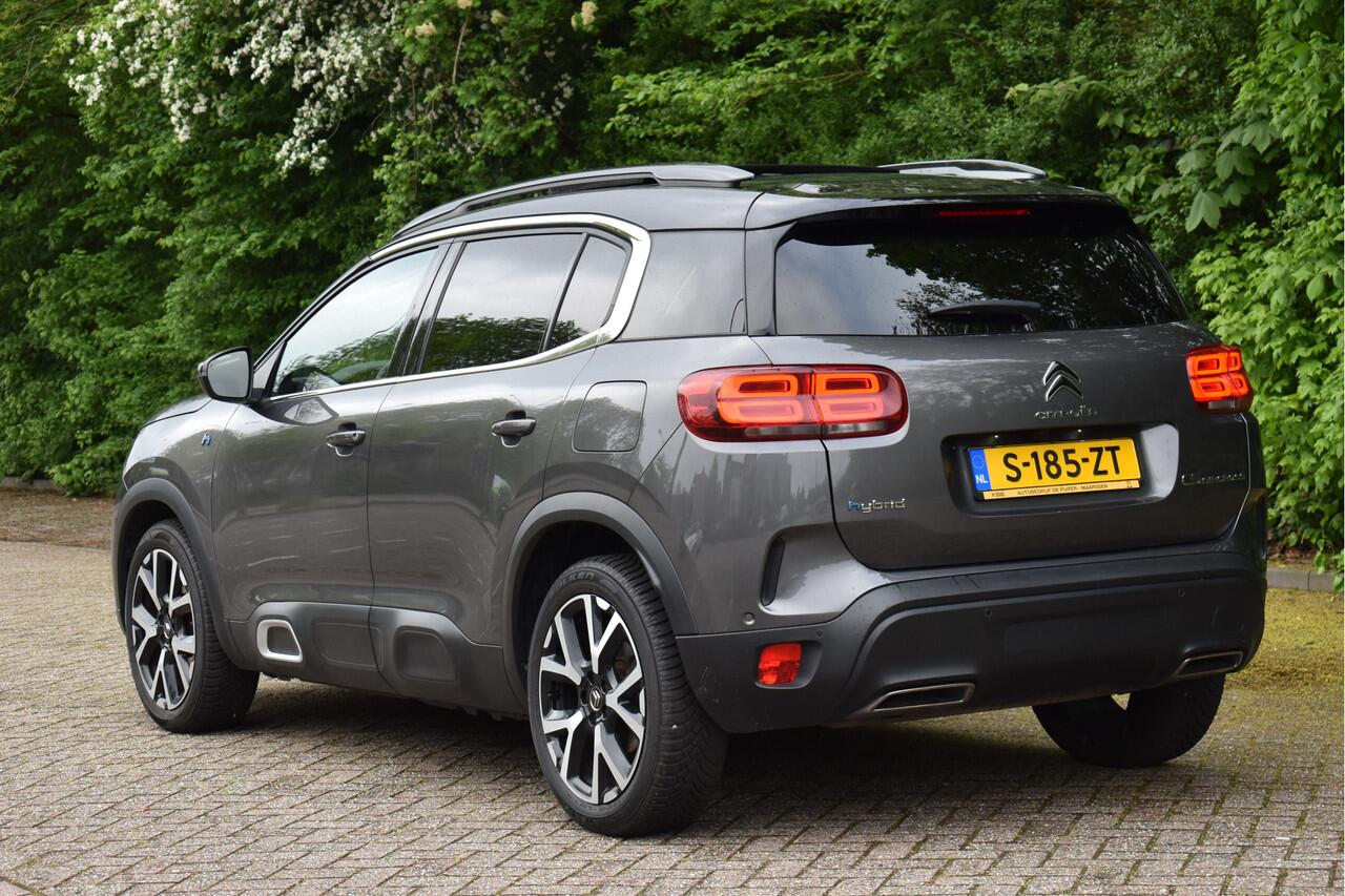 Citroen C5 AIRCROSS 1.6 HYBRID SHINE VOL, OPEN DAK, CAMERA, LEDER, STOELVERW, KEYLESS, CARPLAY, FULL LED, LM-VELGEN 19"