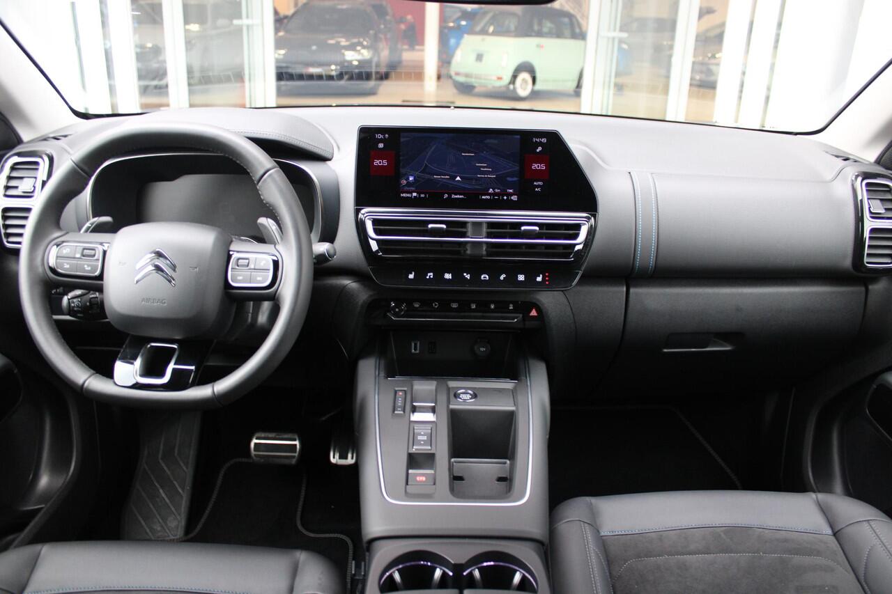 Citroen C5 Aircross 1.2 136PK AUTOMAAT Hybrid ë-SERIES | ELEKTRISCH BEDIENBARE BESTUURDERSSTOEL | APPLE CARPLAY/ANDROID AUTO | NAVIGATIE | FULL LED KOPLAMPEN | CLIMATE CONTROL | DAB+ RADIO | 19" LICHTMETALEN VELGEN | KEYLESS ENTRY/START | DODEHOEK DETECTIE | ADAPTIV
