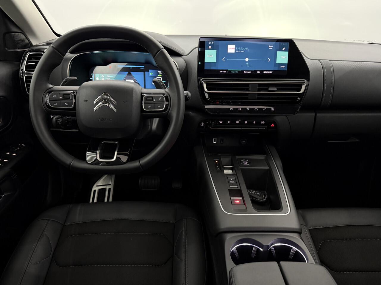 Citroen C5 Aircross 1.6 Plug-in Hybrid 225PK Shine Pano, 360 Camera, Navi, Half leder, Rijstrook correctie, Elektrische achterklep, Keyless start, Virtual desk