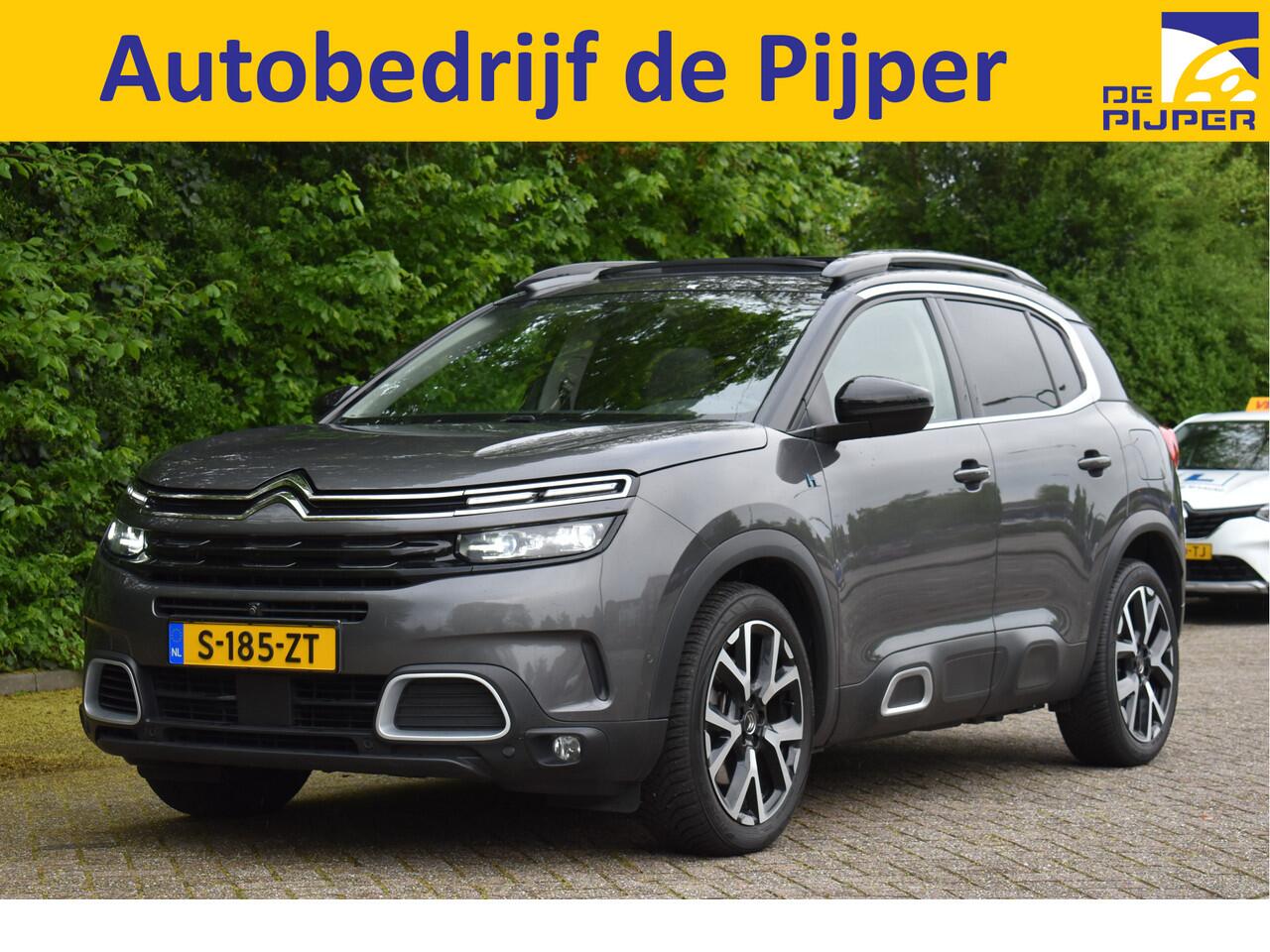 Citroen C5 AIRCROSS 1.6 HYBRID SHINE VOL, OPEN DAK, CAMERA, LEDER, STOELVERW, KEYLESS, CARPLAY, FULL LED, LM-VELGEN 19"