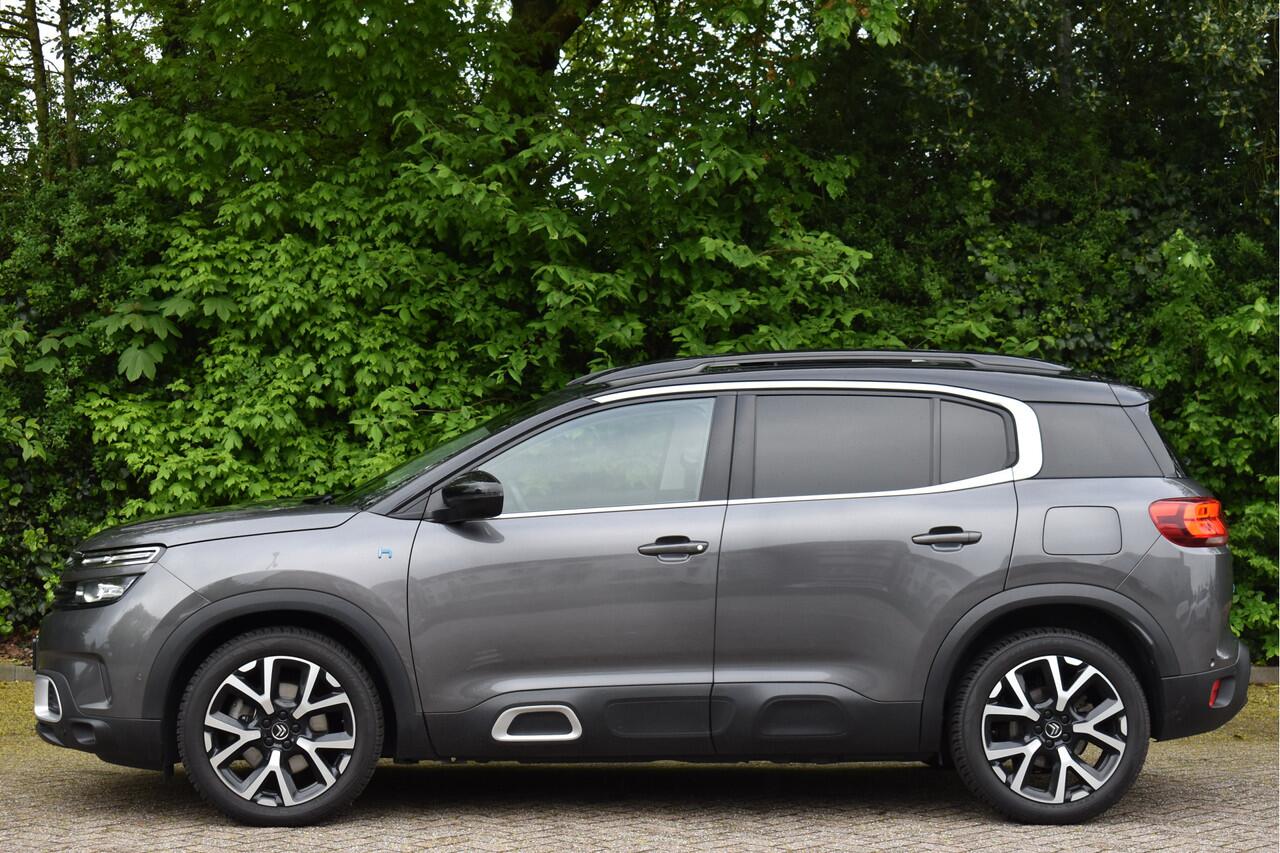 Citroen C5 AIRCROSS 1.6 HYBRID SHINE VOL, OPEN DAK, CAMERA, LEDER, STOELVERW, KEYLESS, CARPLAY, FULL LED, LM-VELGEN 19"