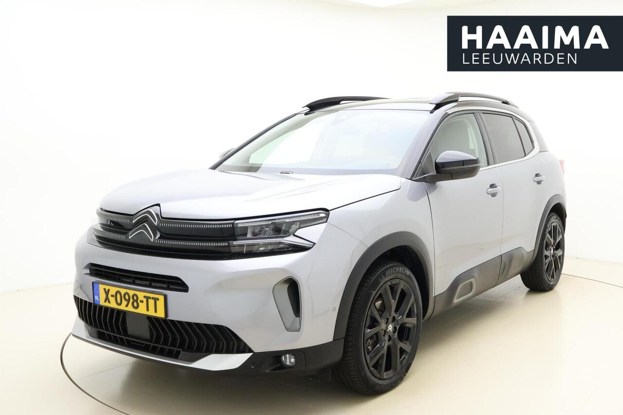 Citroen C5 Aircross 1.2 Hybrid 136 ë-Series Citroen C5 Aircross 1.2 Hybrid ë-Series Automaat | Navigatie | Stoelverwarming | Climate control | Camera | Lichtmetalen velgen Black | Zwart dak