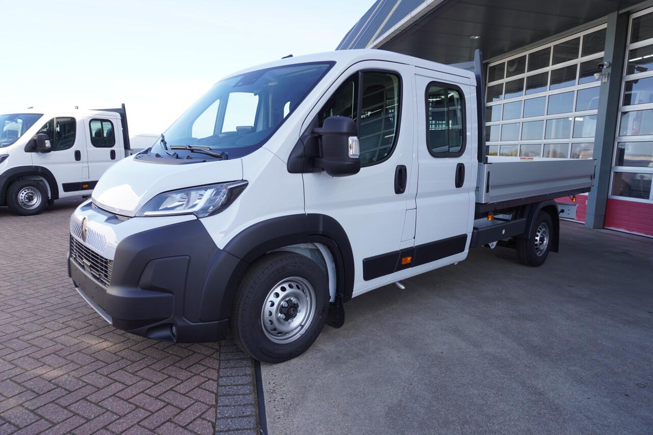 Citroen JUMPER Pick-up Dubbelcabine 2.2 BlueHDi 140PK L4 3.5t Heavy Nr. V116 | Airco | Navi | Cruise | Camera | 7 Persoons