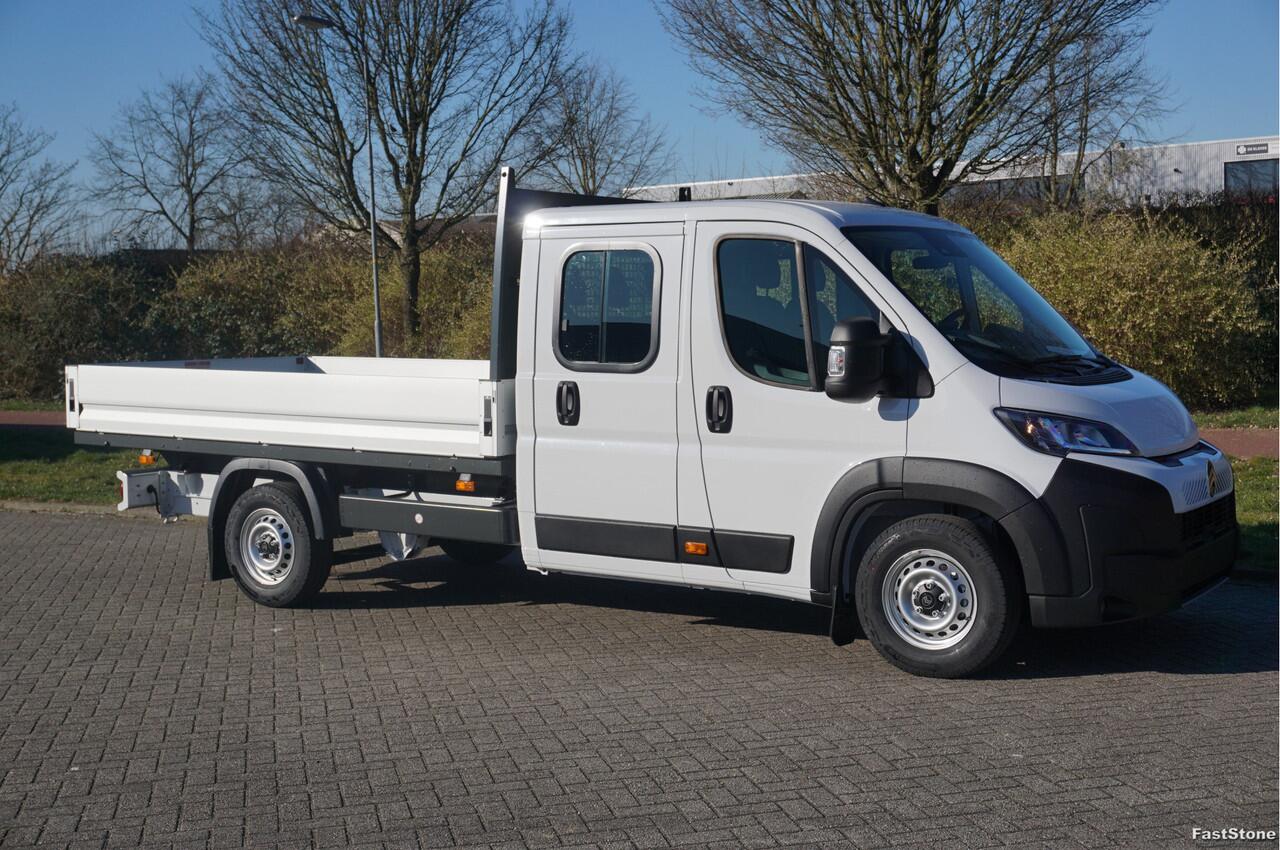 Citroen JUMPER 35 Heavy DOKA 140PK L4 Open Laadbak 10" Scherm, Navi, Airco, Cruise!! NR. 456