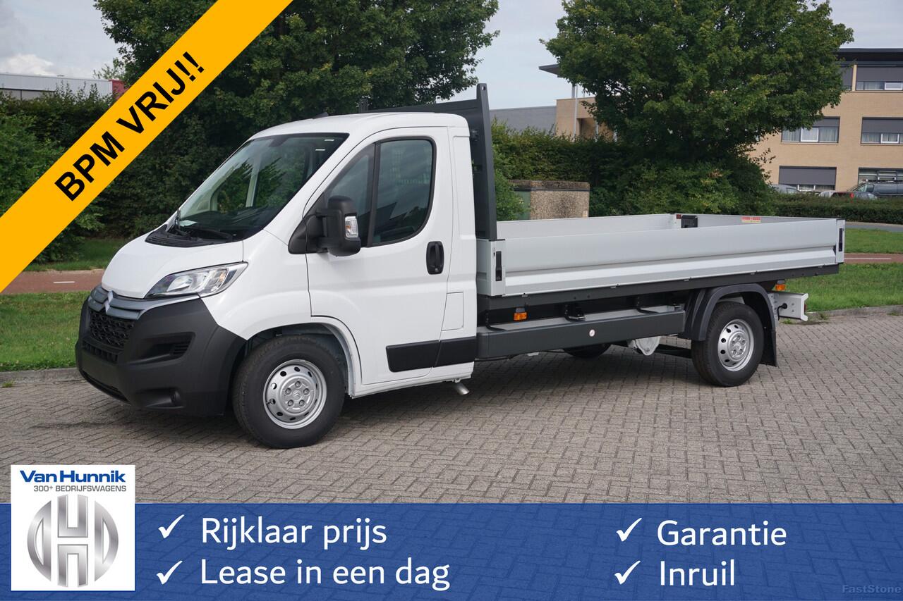 Citroen JUMPER Heavy 35 2.2 140PK Open laadbak BPM VRIJ!! Apple CP/Android A, Climate, Cruise!! NR. 427