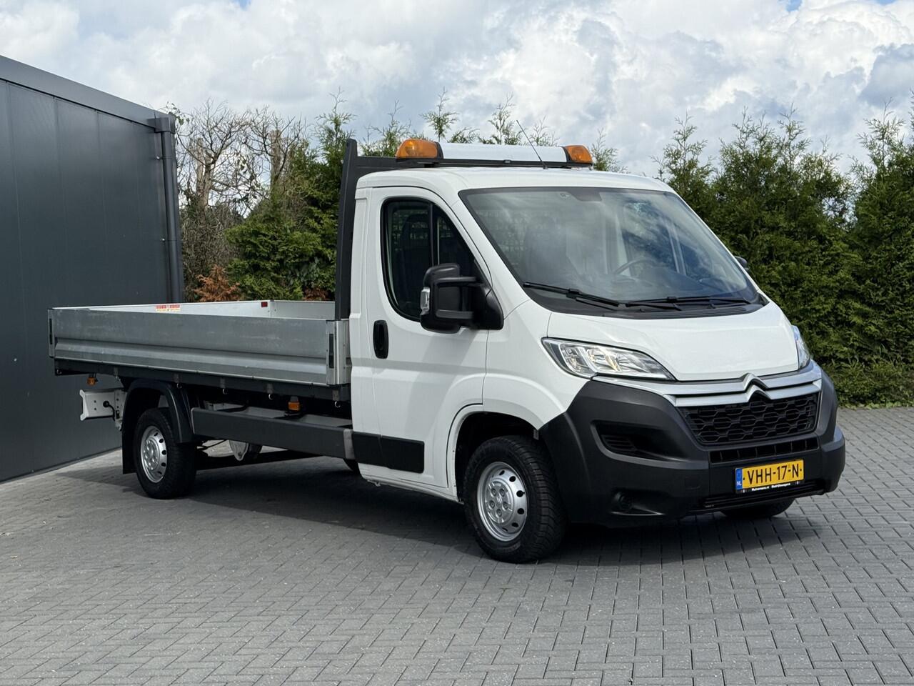 Citroen JUMPER 2.2 BlueHDi 140 PK EURO 6 / L4 MAXI PICK UP / 4.20 LAADBAK / 1e EIG. / 2.5 TONS TREKHAAK / 3-ZITS
