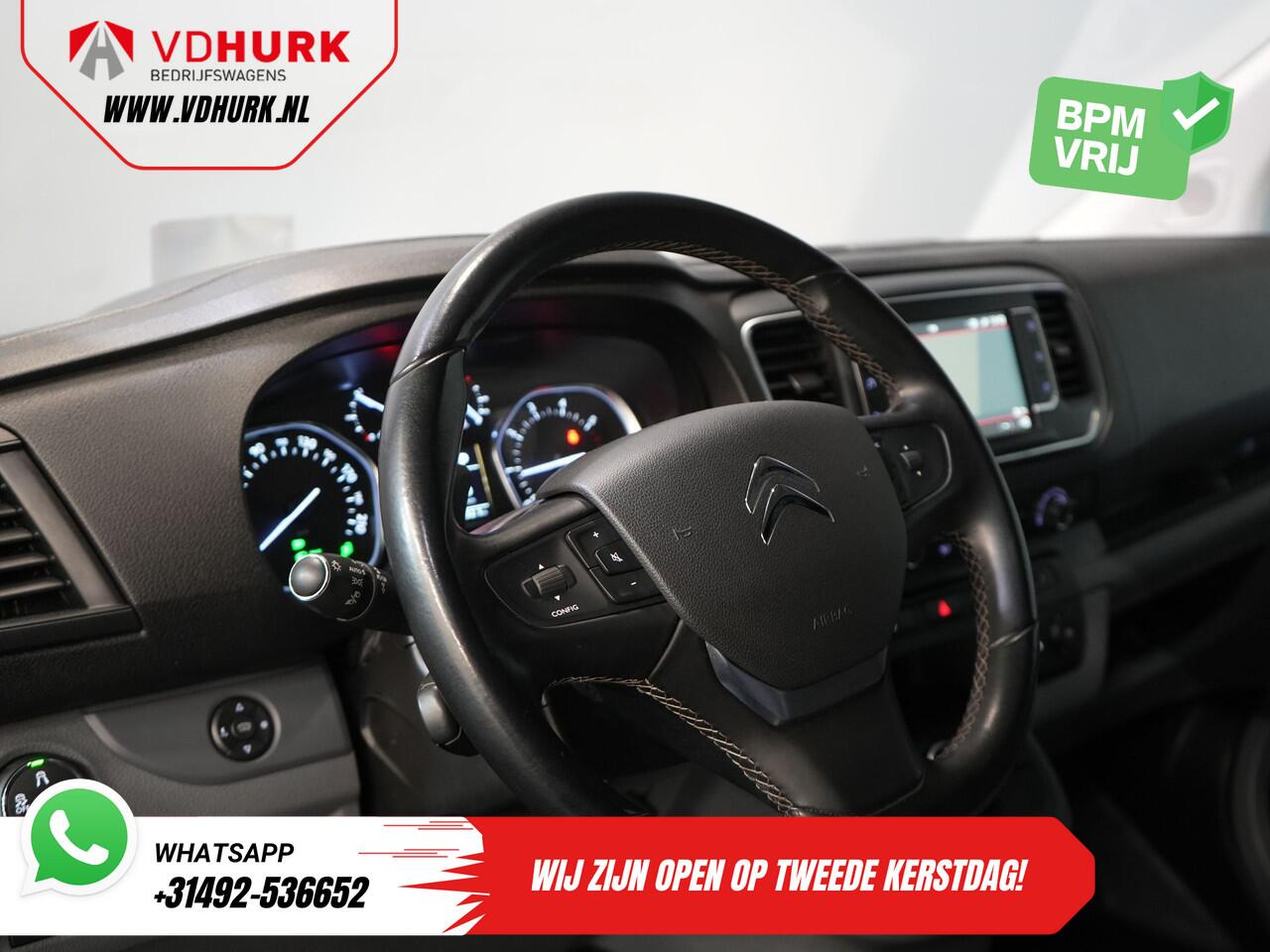 Citroen JUMPY 2.0 HDI 180 pk Aut. L3 DB Riem VV/ Carplay/ 2.5t Trekverm./ Camera/ PDC/ Stoelverw./ 17"LMV