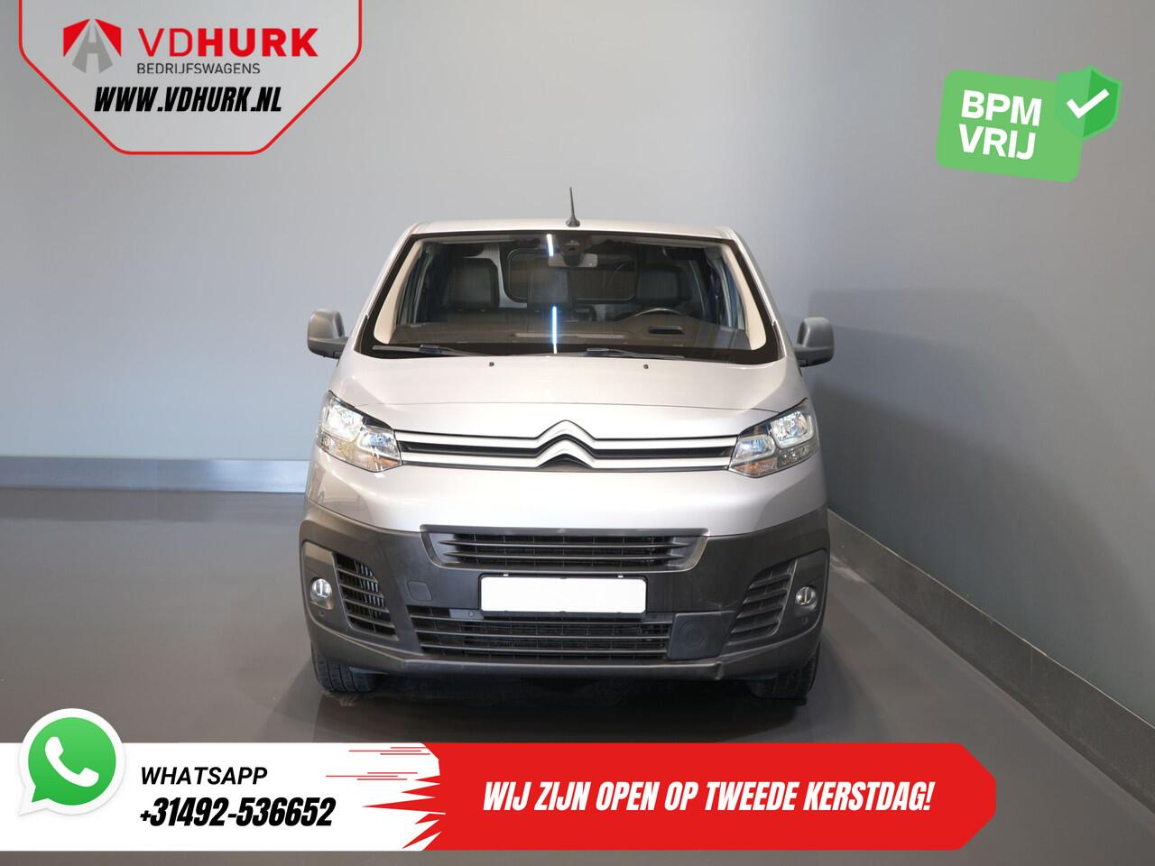 Citroen JUMPY 2.0 HDI 180 pk Aut. L3 DB Riem VV/ Carplay/ 2.5t Trekverm./ Camera/ PDC/ Stoelverw./ 17"LMV