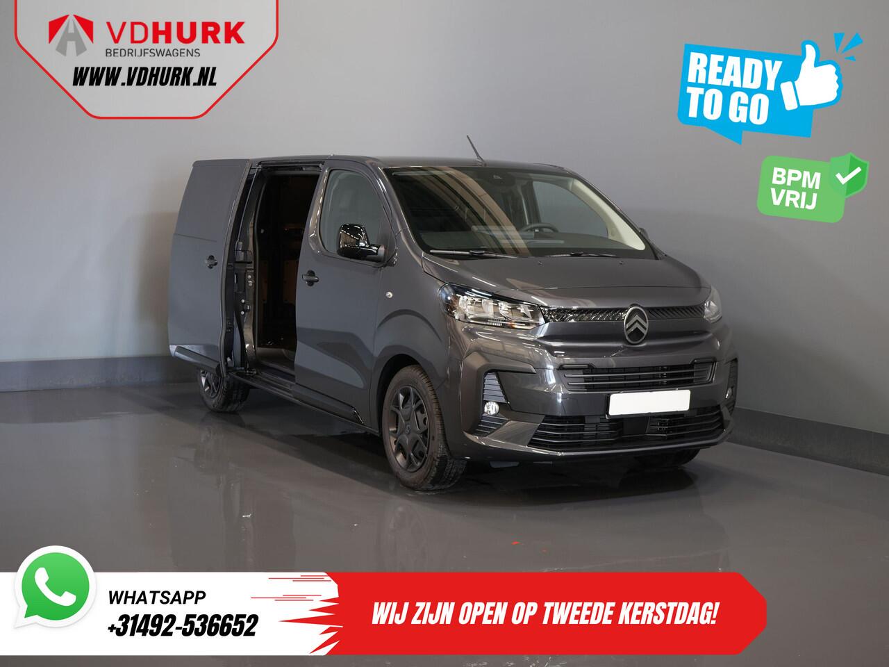 Citroen JUMPY 2.0 HDI 180 pk Aut. L3 BPM VRIJ! 2xSchuifdeur/ Virtual cockpit/ Carplay/ Camera/ PDC/ Cruise/ Airco
