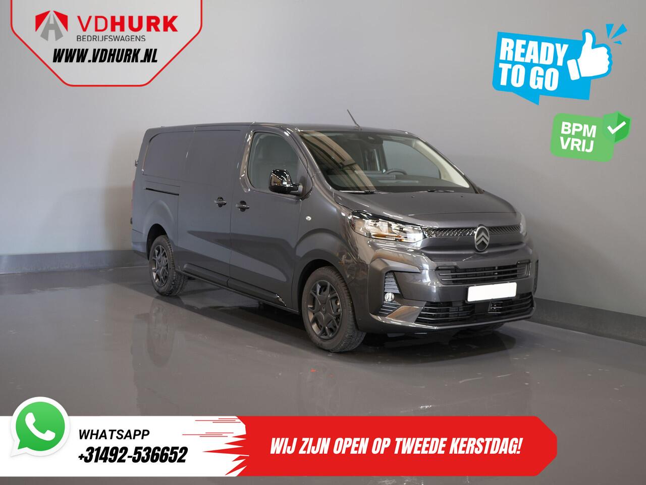 Citroen JUMPY 2.0 HDI 180 pk Aut. L3 BPM VRIJ! 2xSchuifdeur/ Virtual cockpit/ Carplay/ Camera/ PDC/ Cruise/ Airco