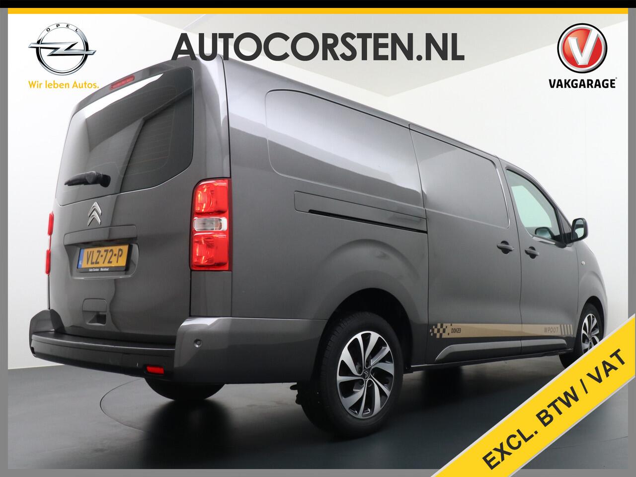 Citroen JUMPY XL 2.0HDI 145pk L3 3Pers.2x-Schuifdeur Navi Apple Carplay Android Auto Cruise Pdc Cruise DAB+ Bordherkenning WiFi Citroen Connect Regen/Lichtsensor Dodehoeksensor SpoorAssist Voorruit+Wisserverwarmd 1e Eigenaar Euro 6 370Nm koppel nieuwprijs 51.000 euro i