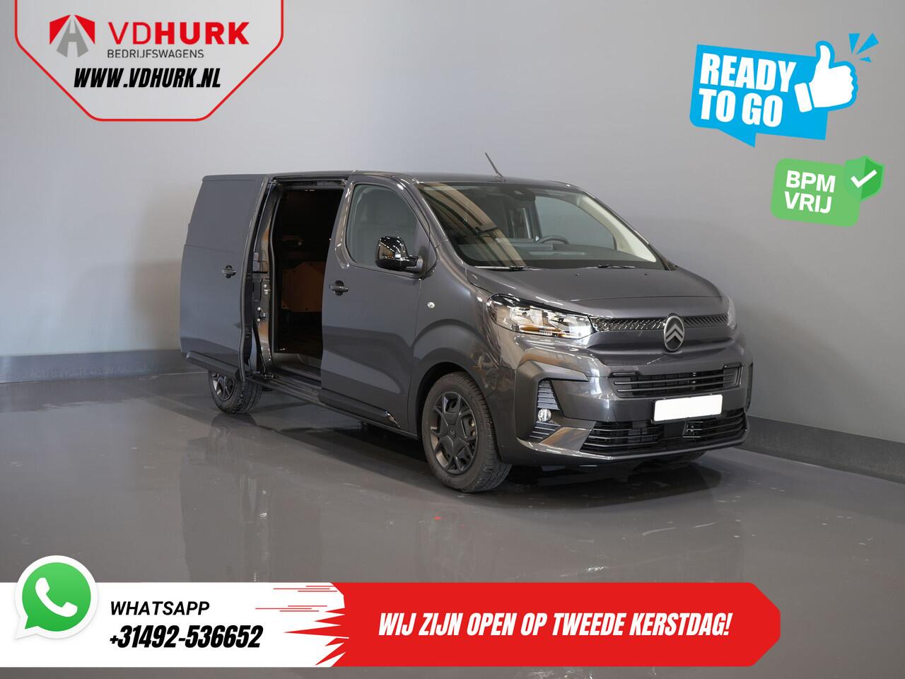 Citroen JUMPY 2.0 HDI 180 pk Aut. L3 BPM VRIJ! 2xSchuifdeur/ Virtual cockpit/ Carplay/ Camera/ PDC/ Cruise/ Airco