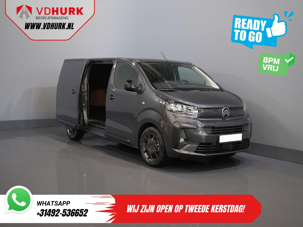 Citroen JUMPY 2.0 HDI 180 pk Aut. L3 BPM VRIJ! 2x Schuifdeur/ Navi/ Carplay/ Camera/ PDC/ Cruise/ Airco