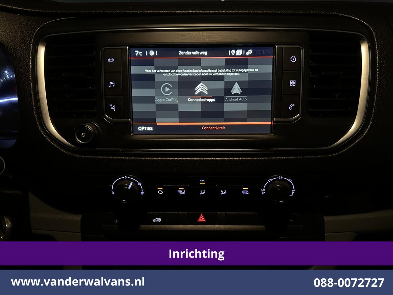 Citroen JUMPY 2.0 BlueHDI 150pk L3H1 inrichting Euro6 Airco | Navigatie | 2500kg Trekhaak | Cruisecontrol | Apple Carplay Android Auto, Parkeersensoren