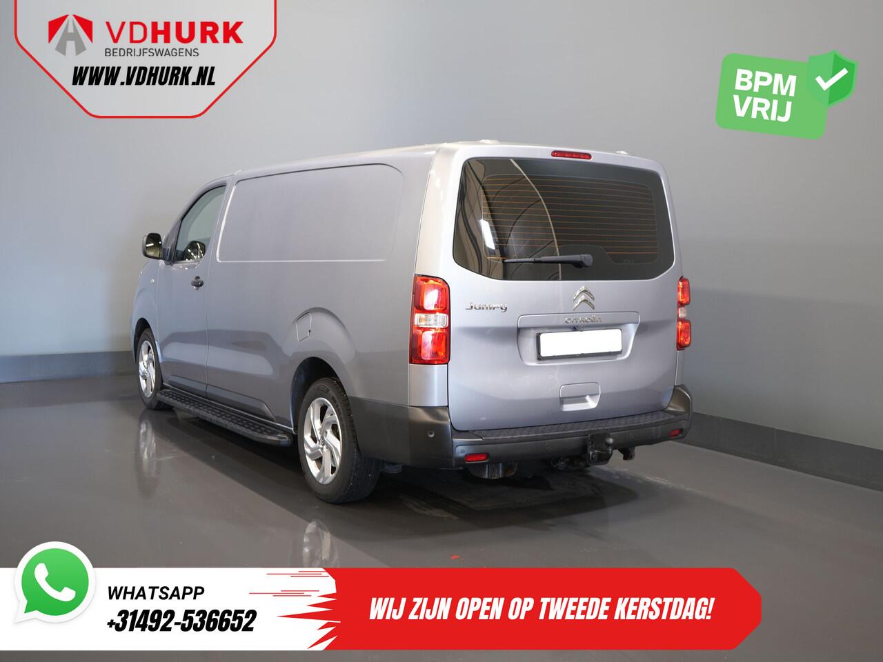 Citroen JUMPY 2.0 HDI 180 pk Aut. L3 DB Riem VV/ Carplay/ 2.5t Trekverm./ Camera/ PDC/ Stoelverw./ 17"LMV
