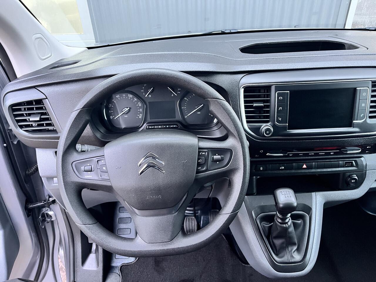 Citroen JUMPY 1.5 BlueHDI Marge BTW en BPM vrij!! Airco Cruise controle Navigatiesysteem 2-Persoons Parkeerhulp achter Apple carplay 1e eigenaar Euro 6 Bpm en Btw vrij voor particulier gebruik !!