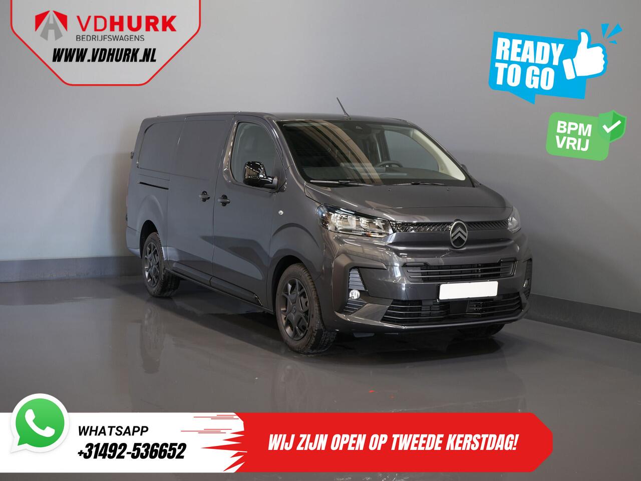 Citroen JUMPY 2.0 HDI 180 pk Aut. L3 BPM VRIJ! 2xSchuifdeur/ Virtual cockpit/ Carplay/ Camera/ PDC/ Cruise/ Airco