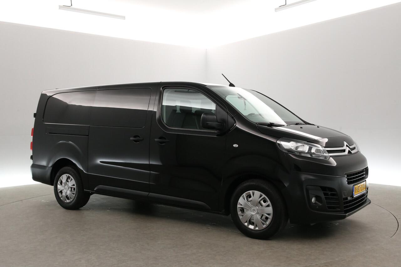 Citroen JUMPY 2.0 BlueHDI L3H1 | DC | 6 Pers | 2xSchuifdeur | Airco | Cruise | | 360 Cam | Carplay | Navi