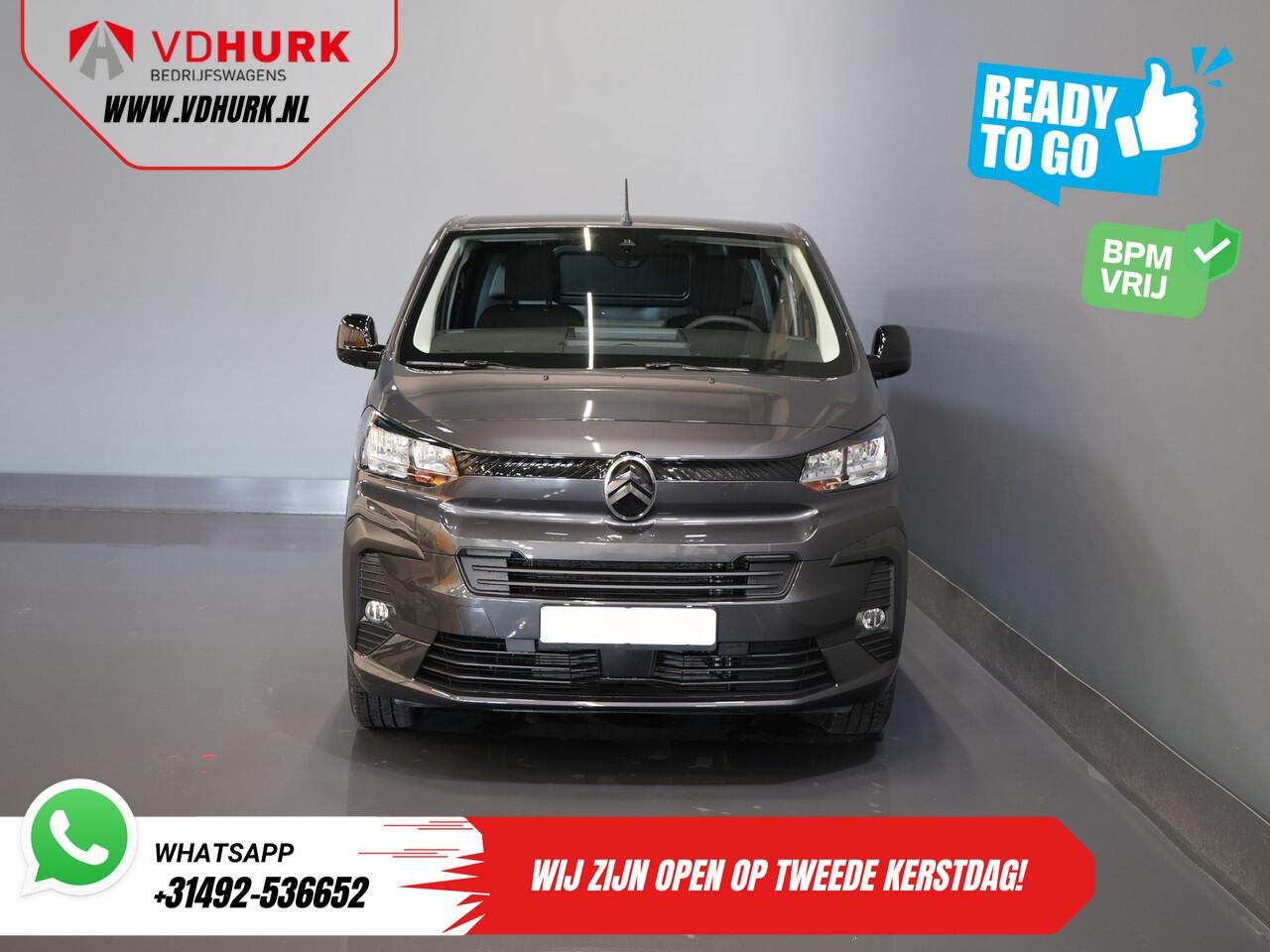 Citroen JUMPY 2.0 HDI 180 pk Aut. L3 BPM VRIJ! 2xSchuifdeur/ Virtual cockpit/ Carplay/ Camera/ PDC/ Cruise/ Airco