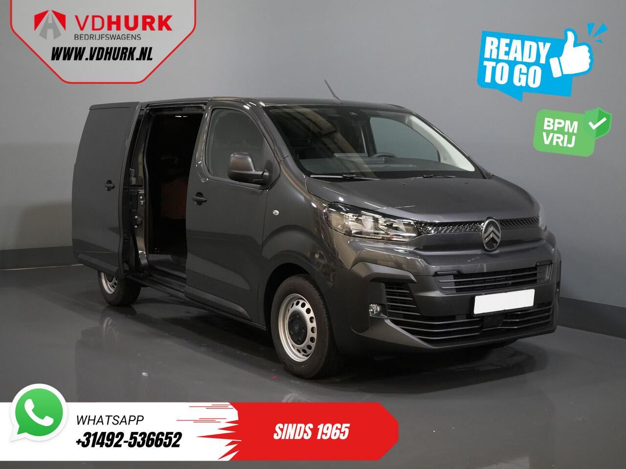 Citroen JUMPY 2.0 HDI 180 pk Aut. L3 BPM VRIJ! Virtual Cockpit/ Carplay/ Navi/ Camera/ Cruise/ PDC/ Airco