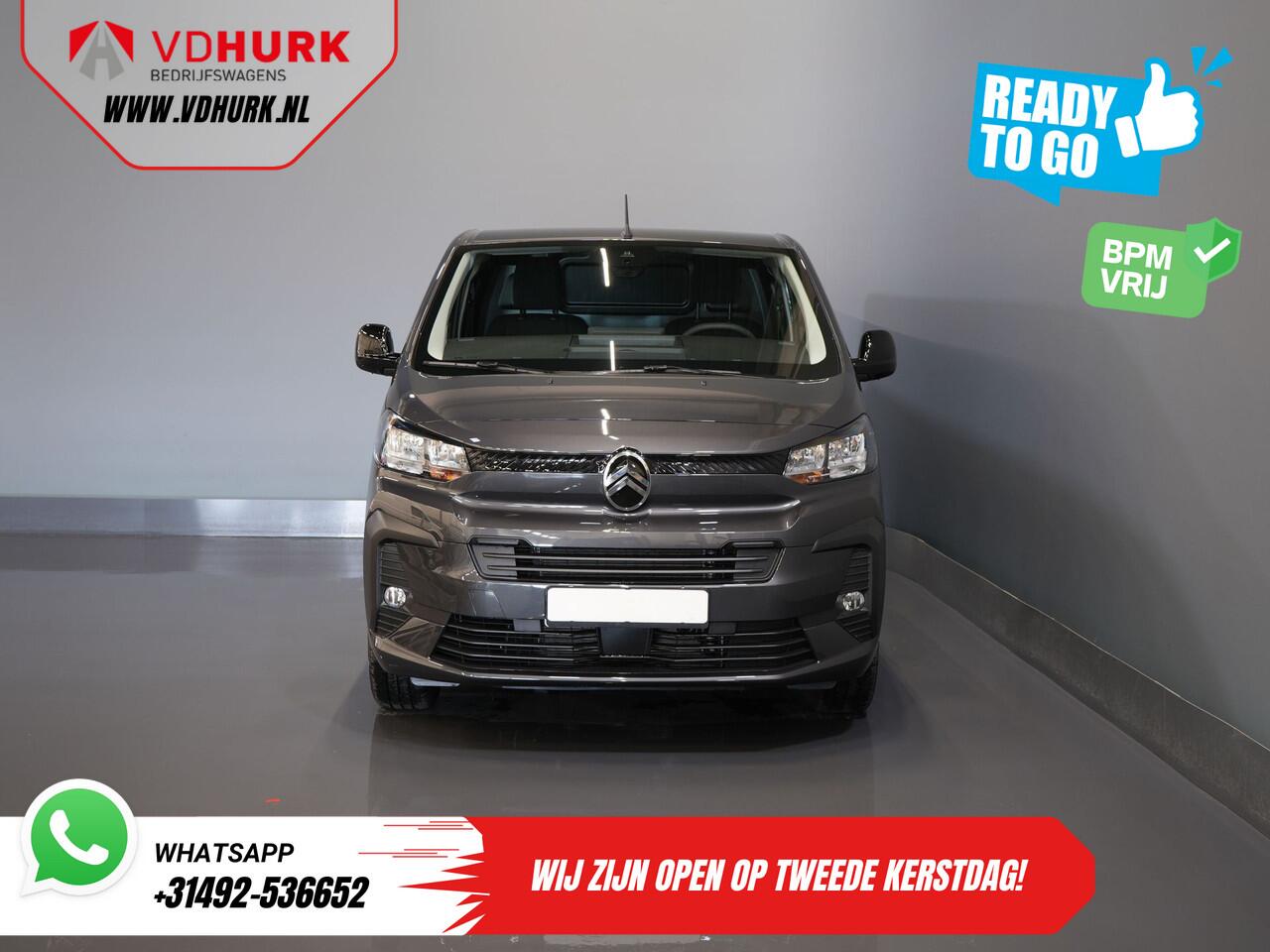 Citroen JUMPY 2.0 HDI 180 pk Aut. L3 BPM VRIJ! 2xSchuifdeur/ Virtual cockpit/ Carplay/ Camera/ PDC/ Cruise/ Airco