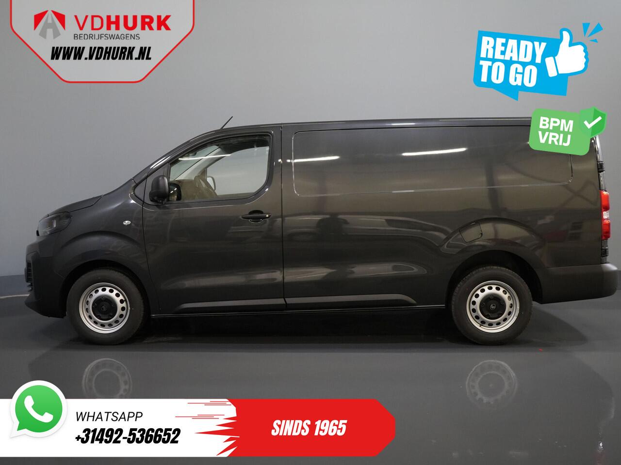 Citroen JUMPY 2.0 HDI 180 pk Aut. L3 BPM VRIJ! Virtual Cockpit/ Carplay/ Navi/ Camera/ Cruise/ PDC/ Airco