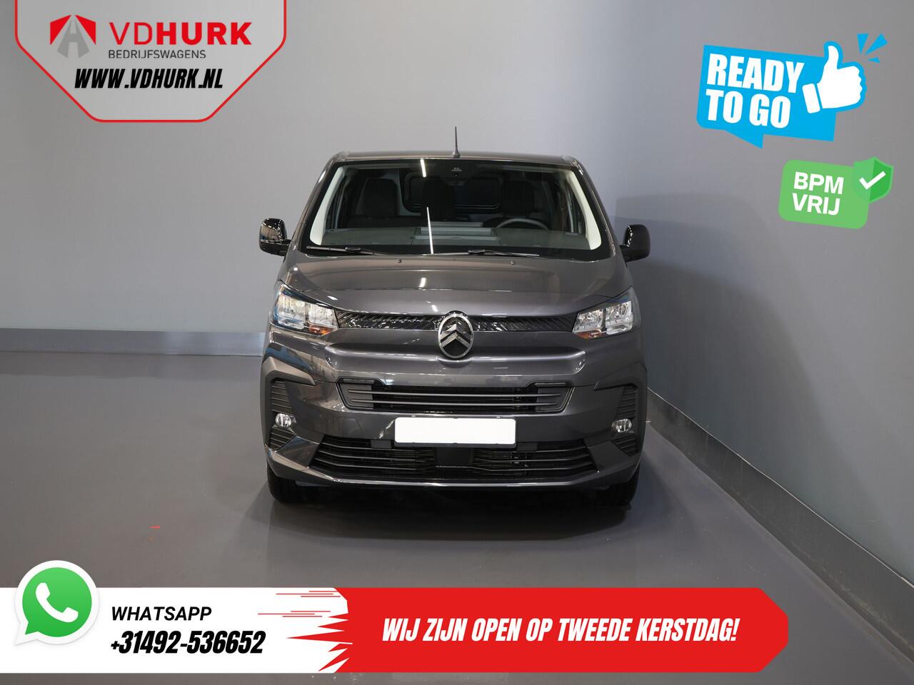 Citroen JUMPY 2.0 HDI 180 pk Aut. L3 BPM VRIJ! 2x Schuifdeur/ Navi/ Carplay/ Camera/ PDC/ Cruise/ Airco