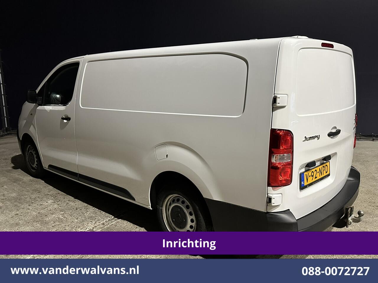 Citroen JUMPY 2.0 BlueHDI 150pk L3H1 inrichting Euro6 Airco | Navigatie | 2500kg Trekhaak | Cruisecontrol | Apple Carplay Android Auto, Parkeersensoren