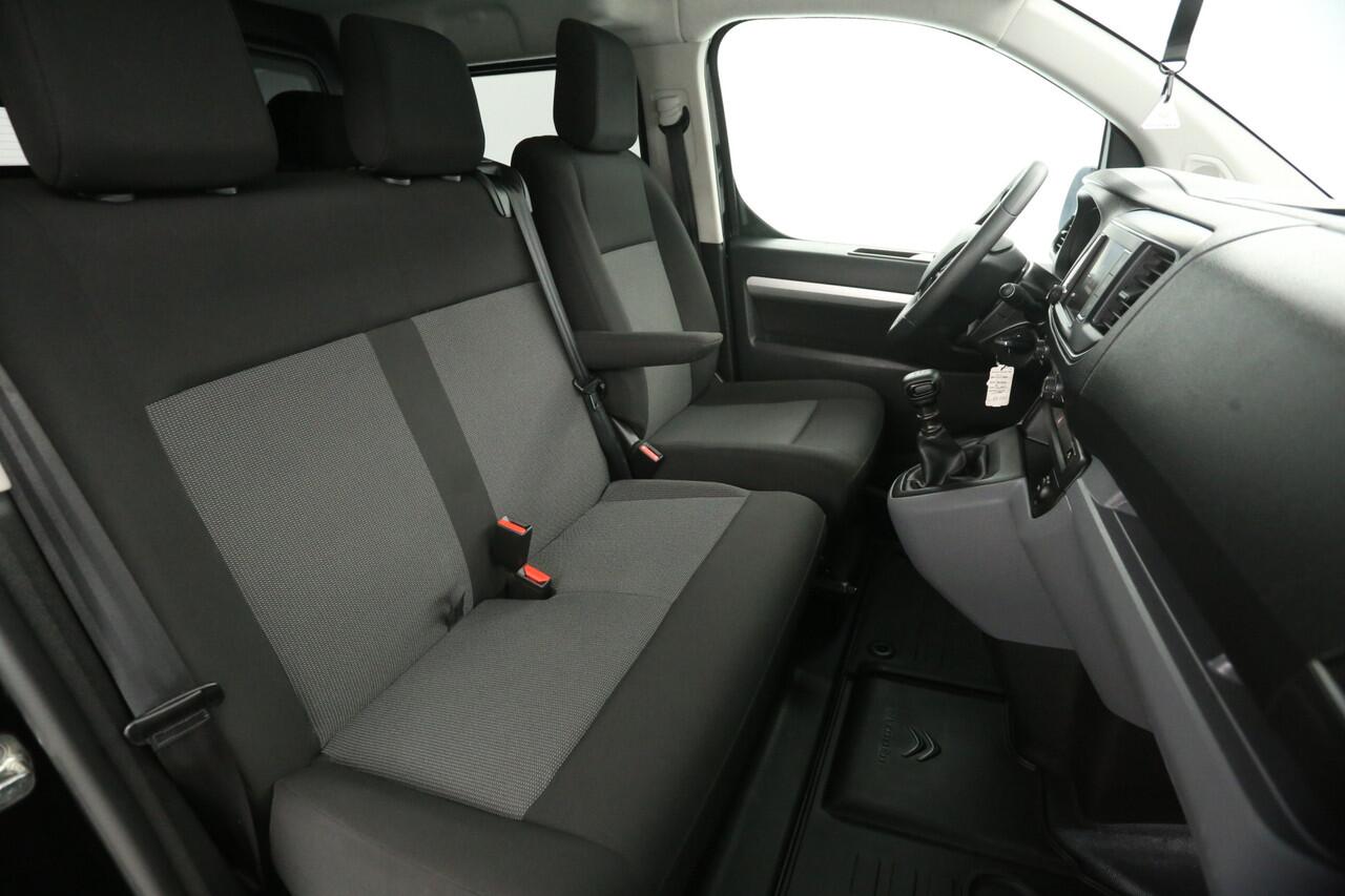 Citroen JUMPY 2.0 BlueHDI L3H1 | DC | 6 Pers | 2xSchuifdeur | Airco | Cruise | | 360 Cam | Carplay | Navi