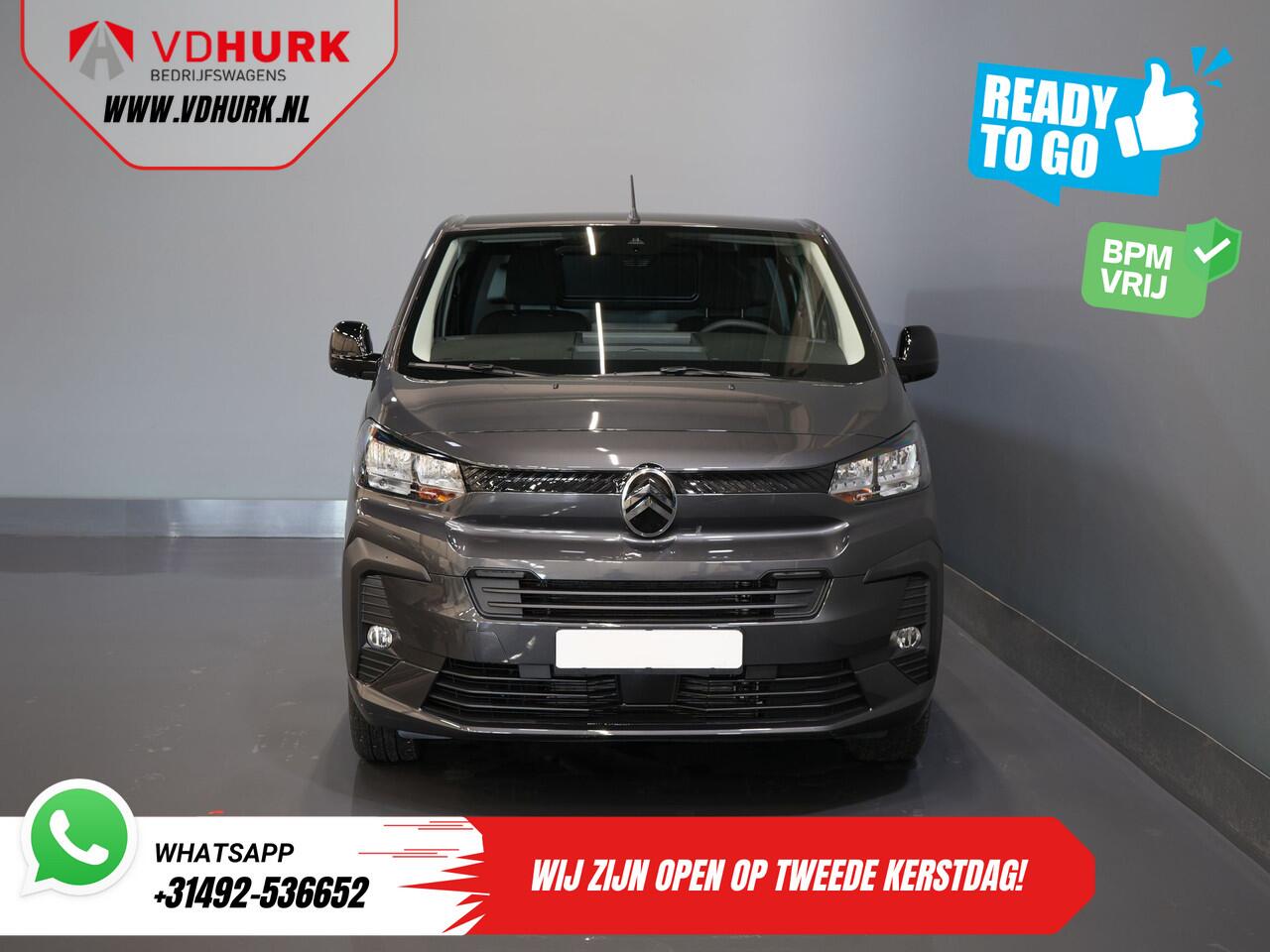 Citroen JUMPY 2.0 HDI 180 pk Aut. L3 BPM VRIJ! Virtual cockpit/ Carplay/ Camera/ PDC/ Cruise/ Airco