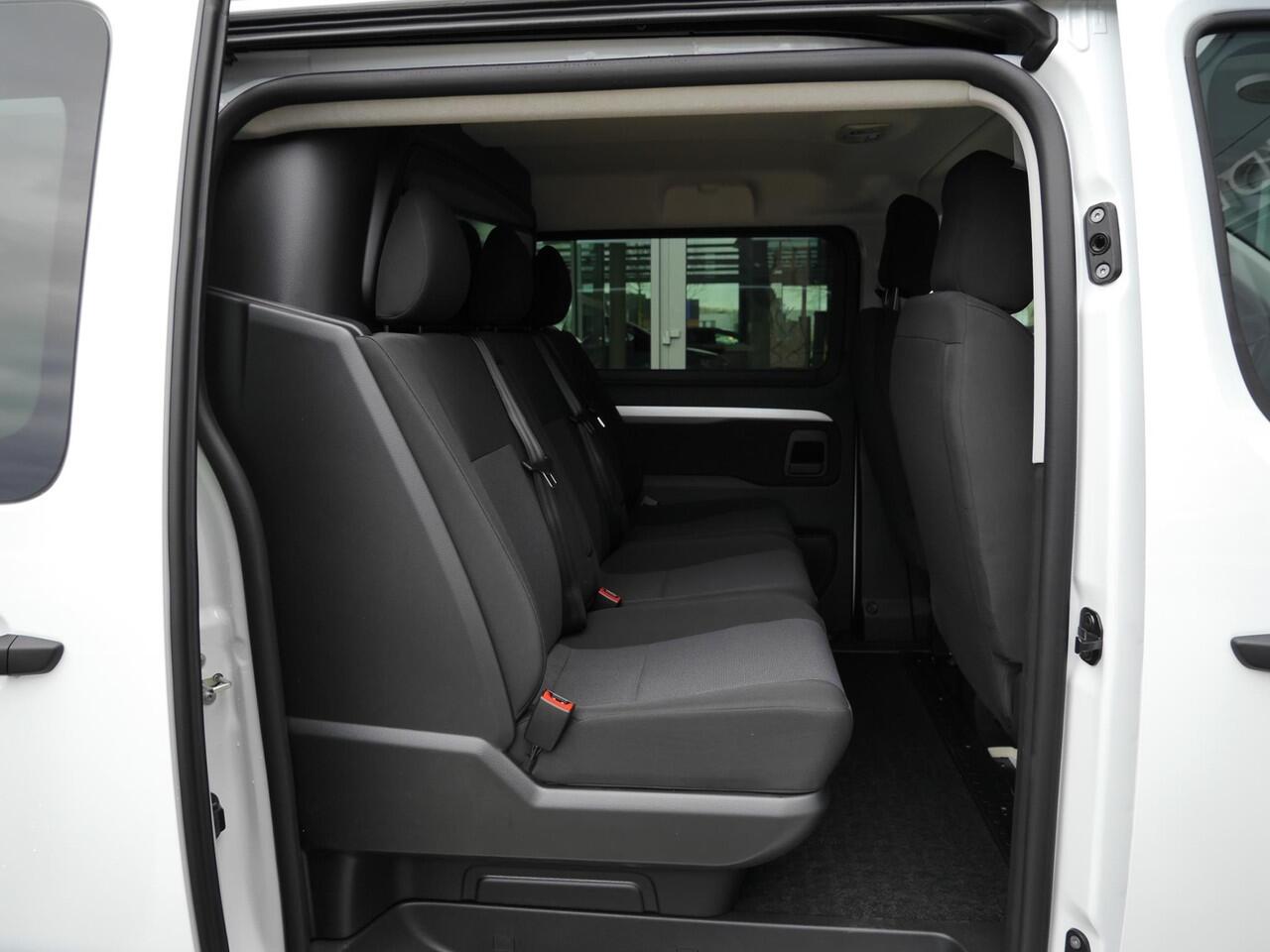 Citroen JUMPY 2.0 HDI 145pk Dubbel Cabine | NIEUW | 5 zitplaatsen | Achteruitrijcamera | Navigatie | Parkeersensoren| Airco | Cruise control