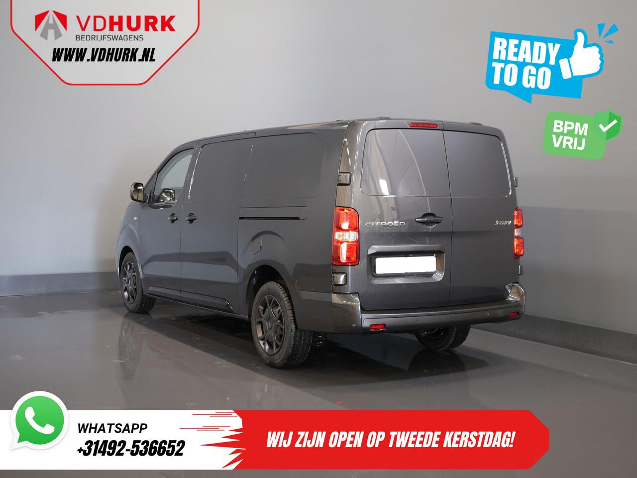 Citroen JUMPY 2.0 HDI 180 pk Aut. L3 BPM VRIJ! 2xSchuifdeur/ Virtual cockpit/ Carplay/ Camera/ PDC/ Cruise/ Airco