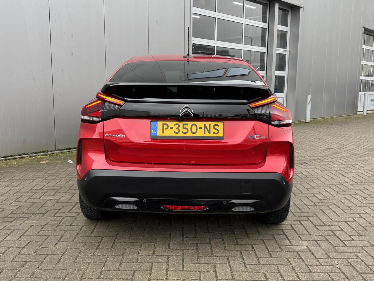 Citroen ë-C4 Shine 50 kWh | Head UP Display | blinde hoek detectie | Stoel/stuur verwarming | Stoel massage |