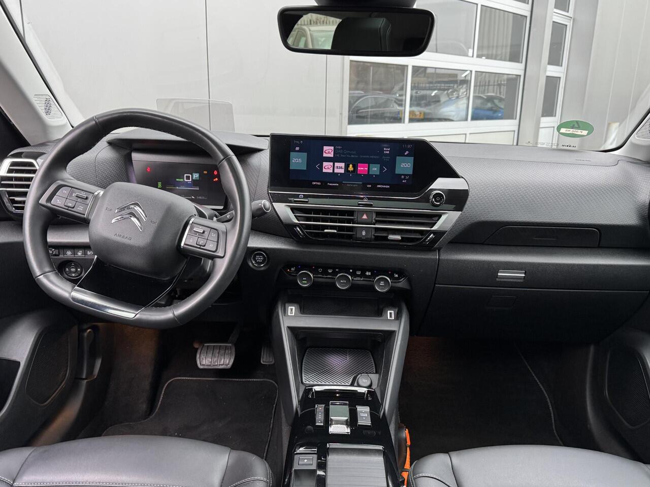 Citroen ë-C4 Shine 50 kWh | Head UP Display | blinde hoek detectie | Stoel/stuur verwarming | Stoel massage |