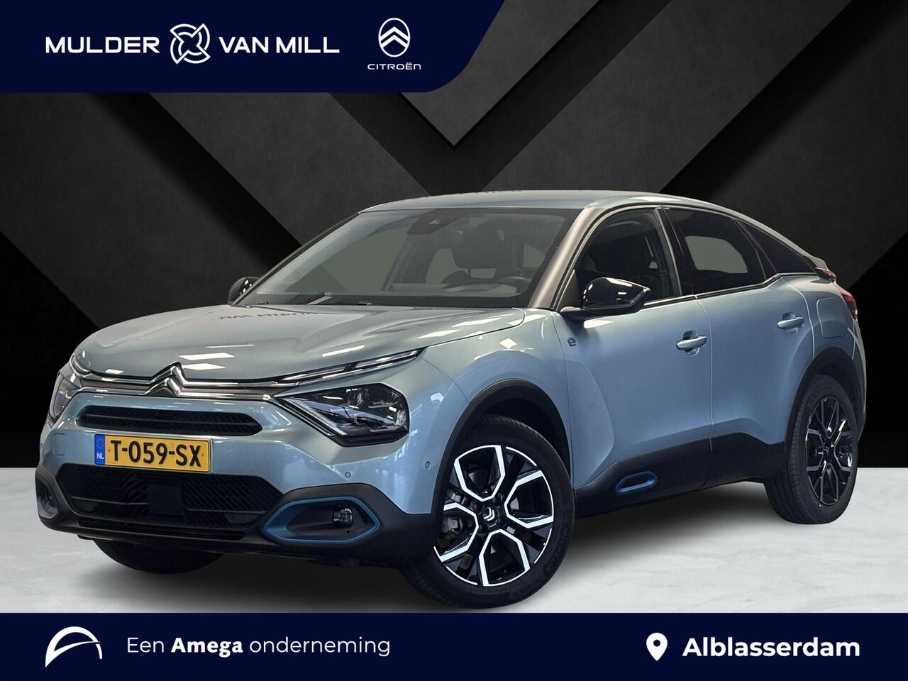 Citroen ë-C4 Shine EV 50kWh 136pk AUTOMAAT | UNIEKE KM-STAND! | LEDER | ADAPTIVE CRUISE | NAVI | STOEL+STUURVERW. | APPLE CARPLAY / ANDROID AUTO | CAMERA | CLIMA | DAB+