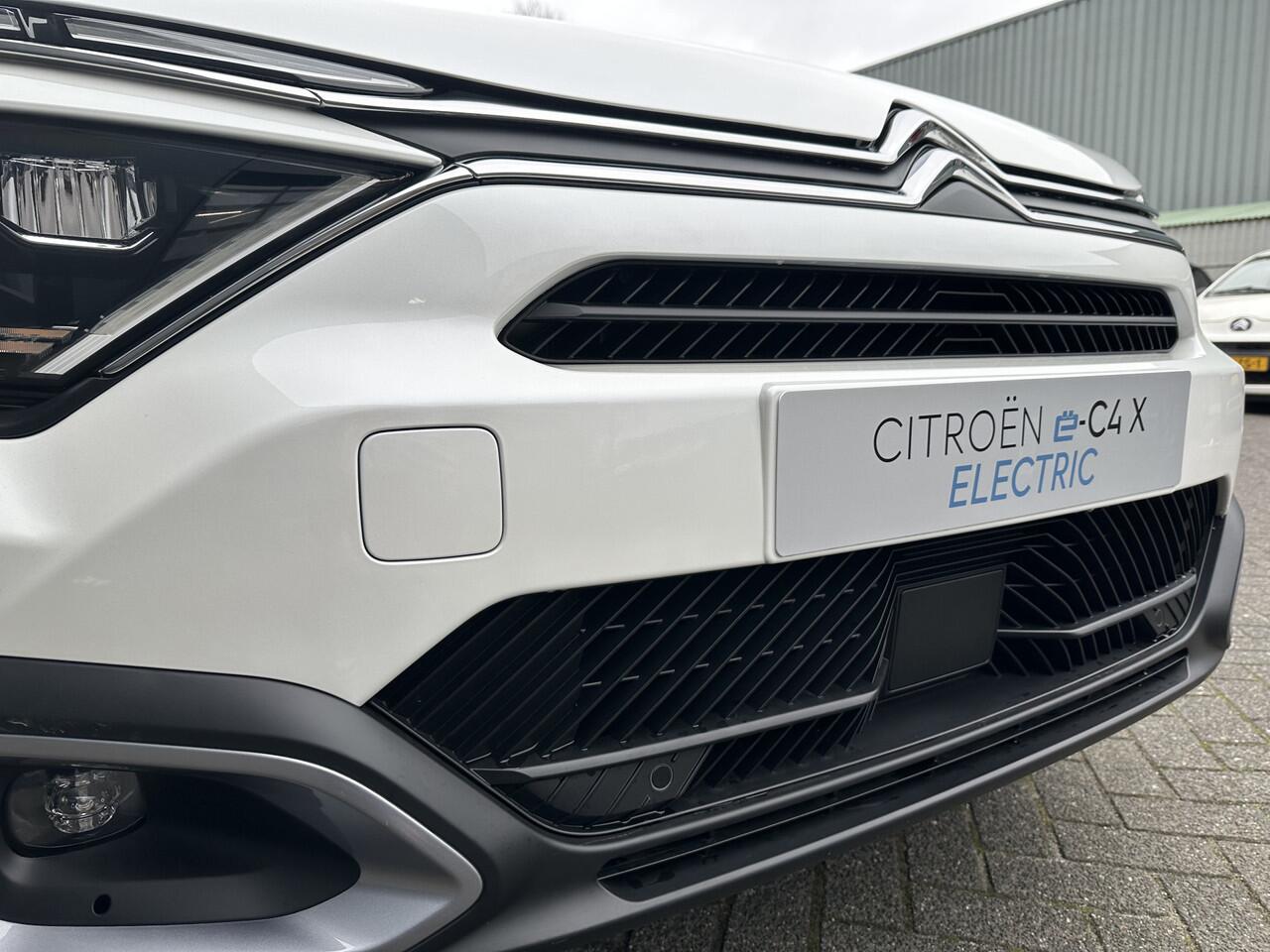 Citroen ë-C4 X Shine Pack (Elektrisch Schuifdak - Leder - Camera - Parkeersensoren V+A - Stoelverwarming)