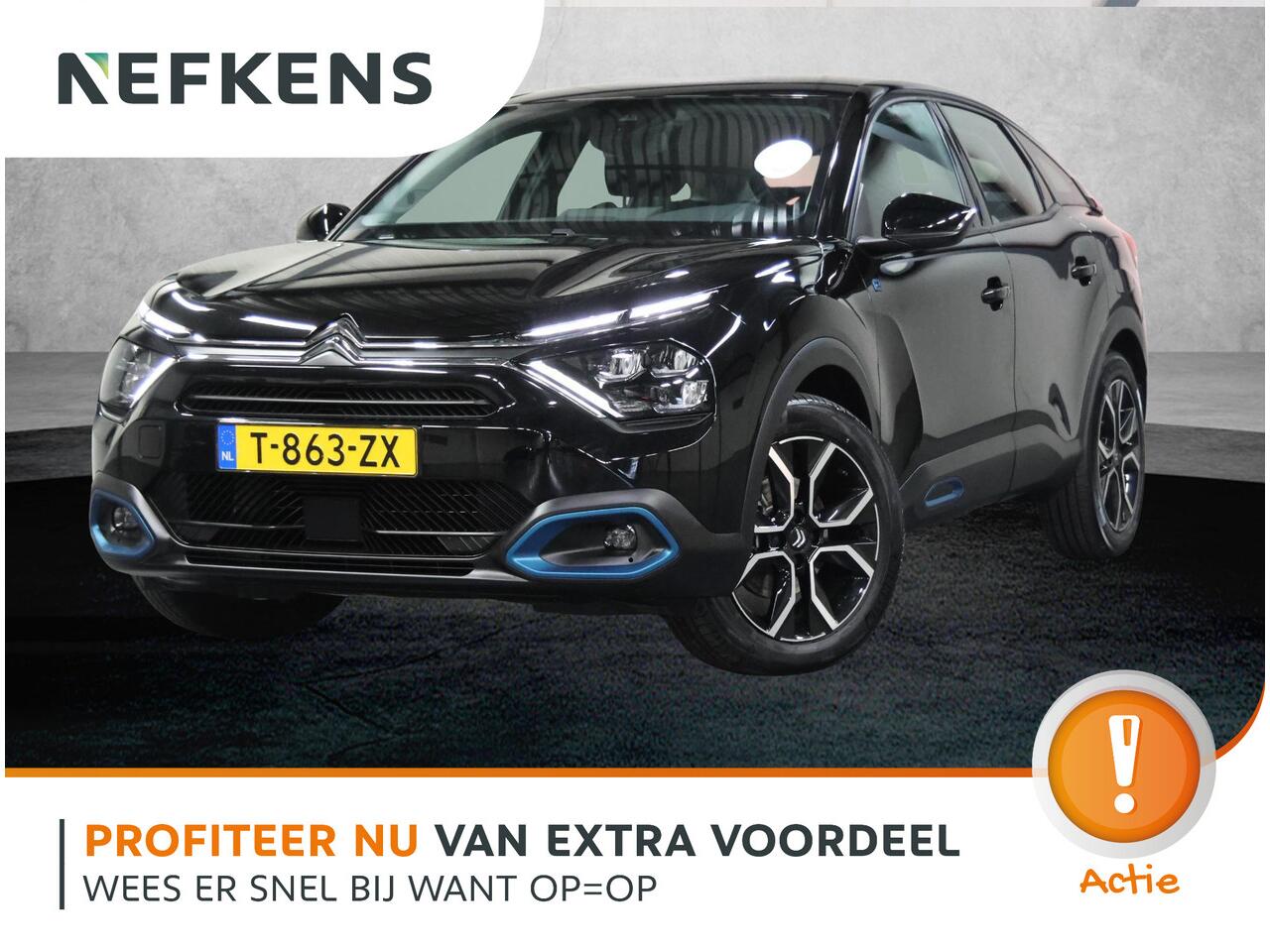 Citroen ë-C4 Feel Pack 50 kWh 136PK | ACCURAPPORT | AppleCarPlay/AndroidAuto | Navigatie | Cruise Control | Climate Control | Camera | LMV | LED | Armsteun | Isofix | Parkeersensoren |