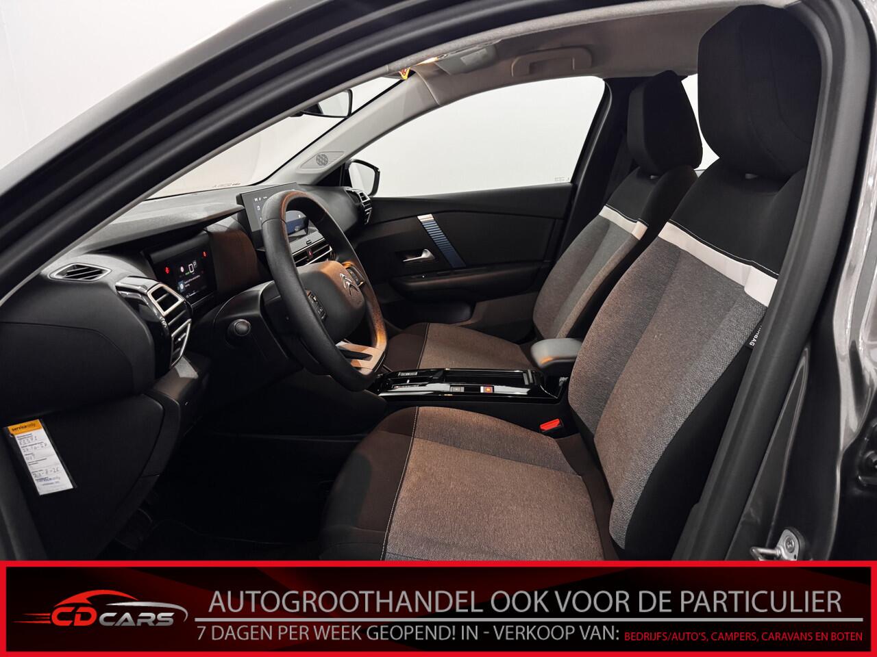 Citroen ë-C4 Live 50 kWh Clima, Parkeersensoren, Apple carplay, Rijstrook correctie, Cruise control, Lichtmetalen velgen