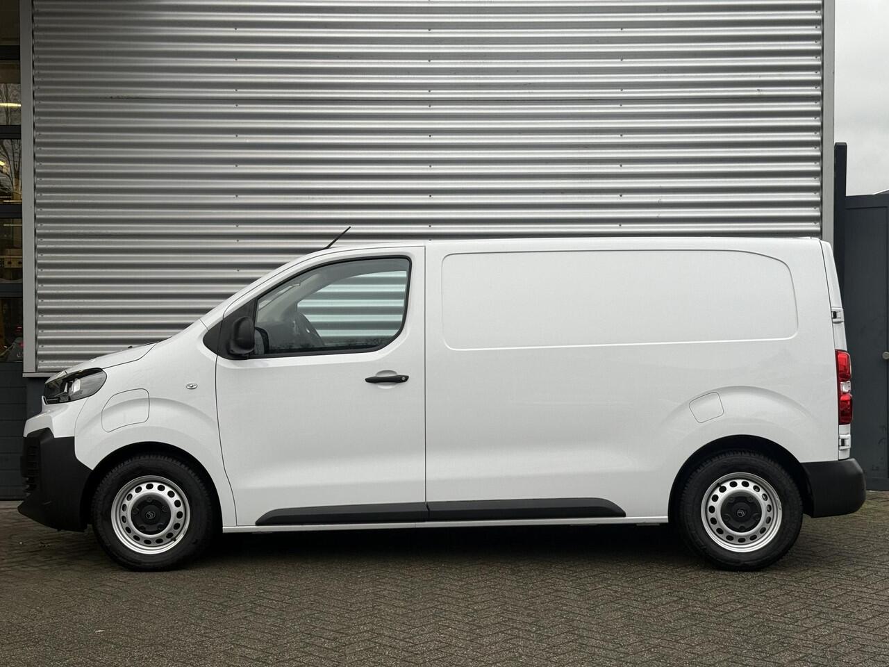 Citroen ë-Jumpy L2 75 kWh 136pk | Airco | Cruise control | Bluetooth radio | Audiobediening stuurwiel | Parkeersensoren achter | Bestuurdersstoel comfort | Bank voorpassagiers | Tussenwand comfort met raam | Reservewiel
