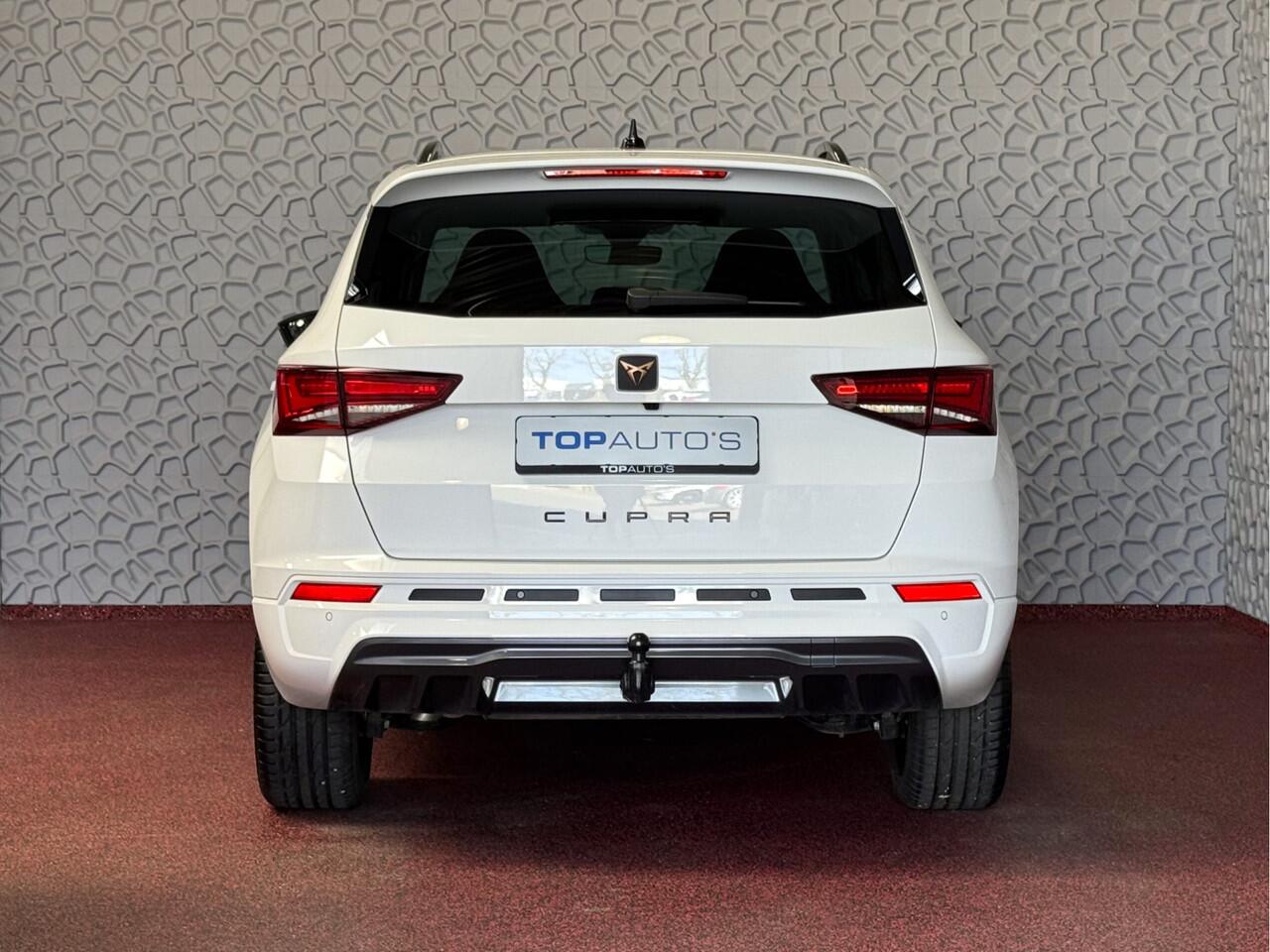 Cupra Ateca 1.5 TSI 2.788KM. BEATS MATRIX LED ELEK.KLEP TREKHAAK NAVI CAMERA CARPLAY STOEL/STUUR VERW. 09/2024