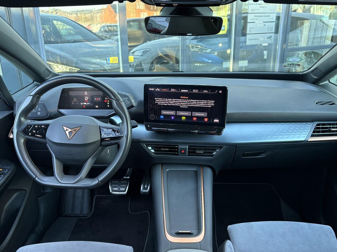 Cupra Born Performance One 62 kWh Elektrische bestuurderstoel / Kuipstoelen / Camera