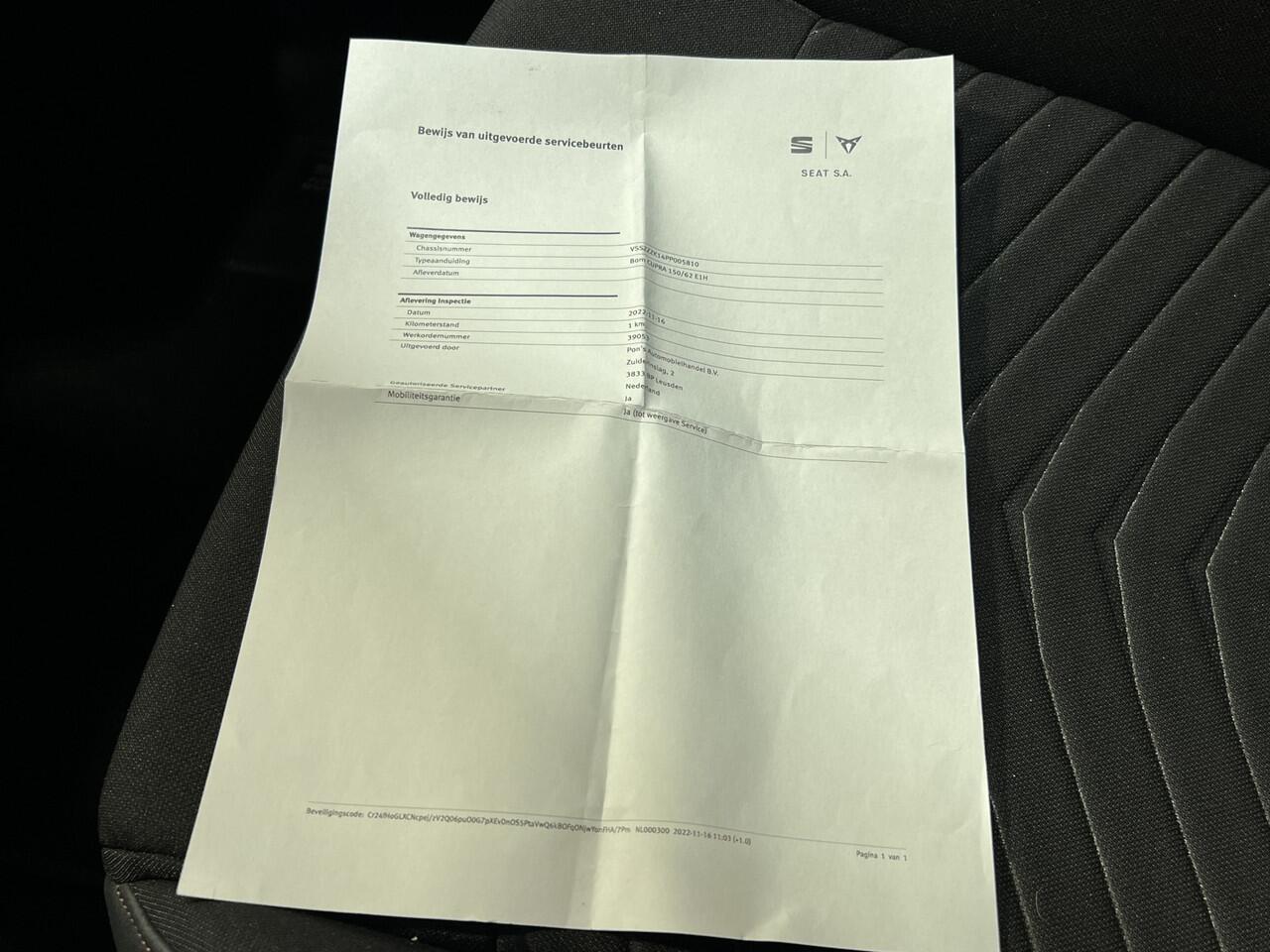 Cupra Born Business 62 kWh | SoH 95.5% | Navigatie/Android/Apple Carplay | LM Velgen 18" | PDC Voor en Achter | Stuurwiel Verwarmd | Cruise Control |