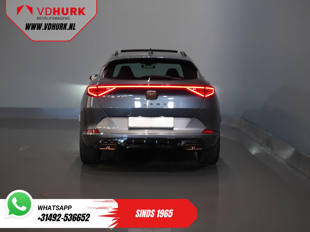 Cupra Formentor 1.4 e-Hybrid 245 pk Copper Edition Pano/ Elek.Trekhaak/ Elek.Klep/ Mem.Stoel/ Matrix/ Adapt. Cruise/ Carplay/ Camera/ Stoelverw./ Stuurverw./ 19" LMV