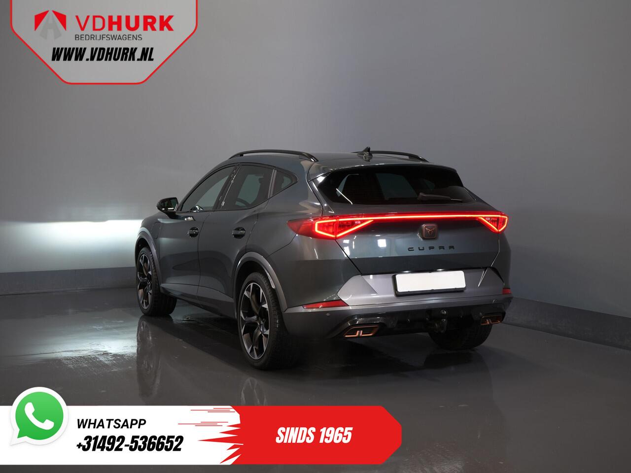 Cupra Formentor 1.4 e-Hybrid 245 pk VZ Performance Matrix/ Trekhaak/ Adapt.Cruise/ Stoelverw./ Stuurverw./ Navi/ Camera/ Climate