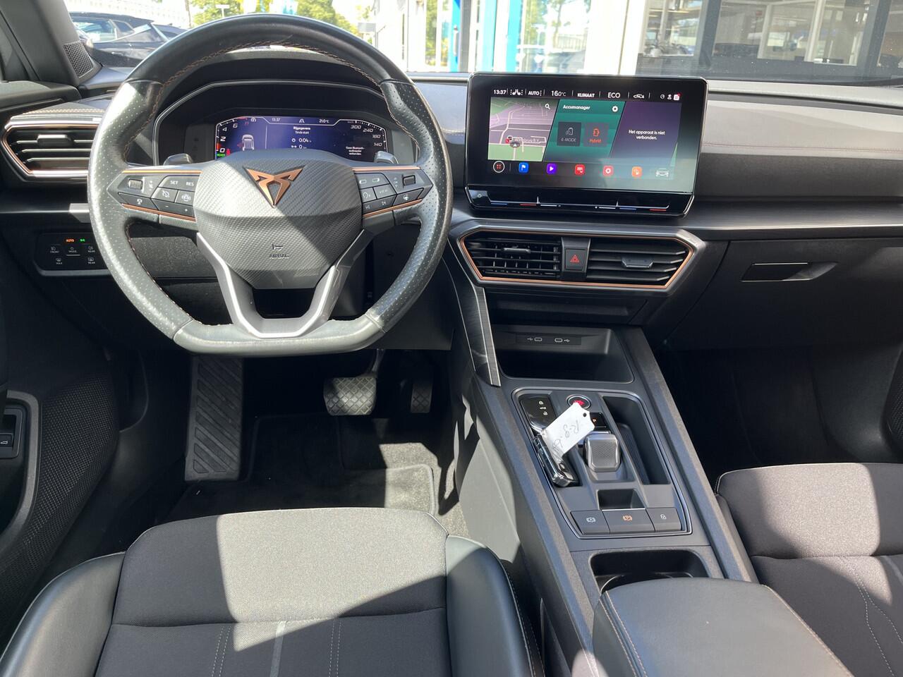 Cupra Formentor 1.4 e-Hybrid Performance / AUTOMAAT/ 18" LMV/ ADAPT. CRUISE/ KEYLESS/ DIGITAL DASH/ PARK. SENSOREN CAMERA/ RIJ-MODI/ STOEL-STUUR VERWARM./ NAVI/ MATRIX/ DAB/ CLIMA